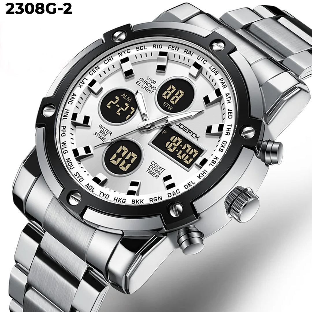 2308G RELOJ JOEFOX ANA-DIG METALICO